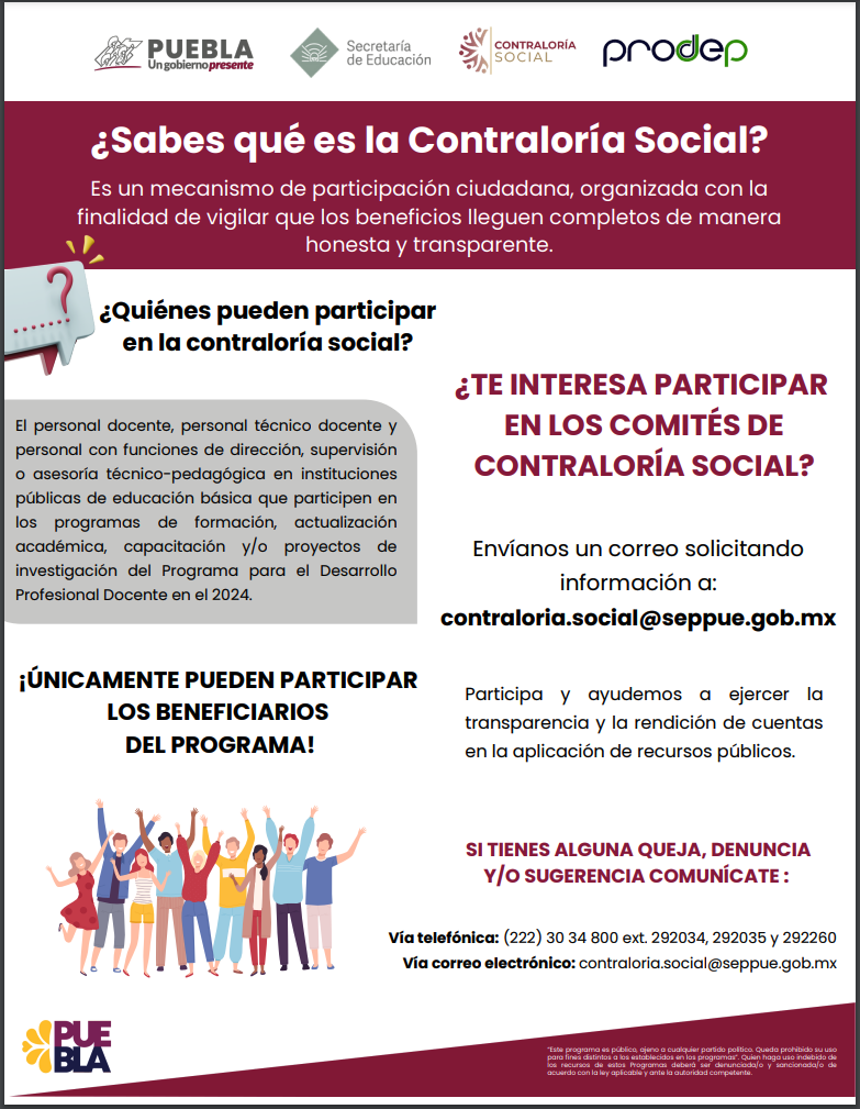 Infografía: Sabes qué es la Contraloría Social?